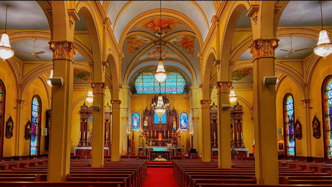 The nave of St. Stanislaus Cathedral (courtesy of Dodd)