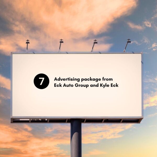 Advertising package from Kyle Eck