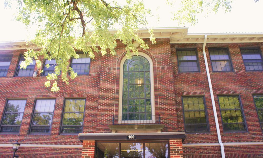 Sacred Heart Hall windows