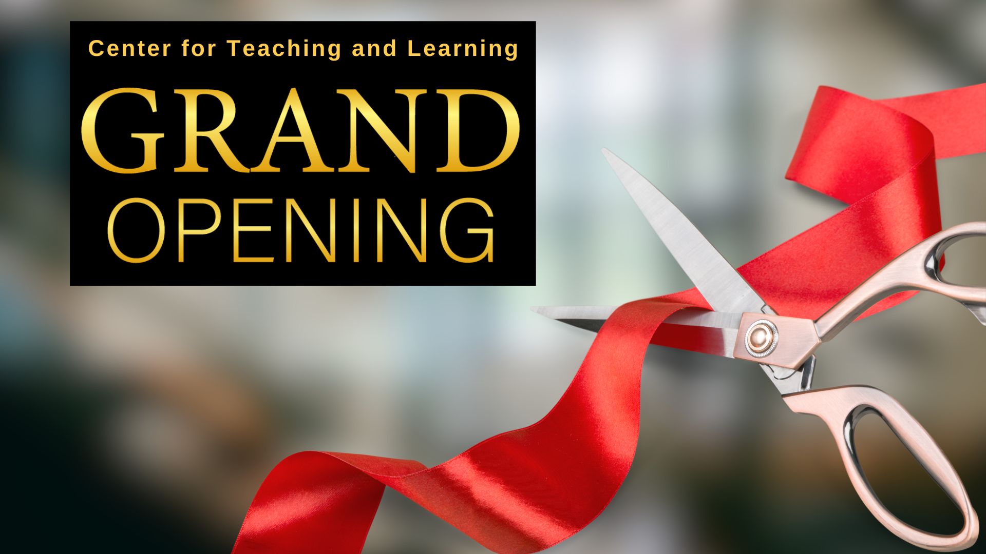 Center for Teaching and Learning (grand opening)