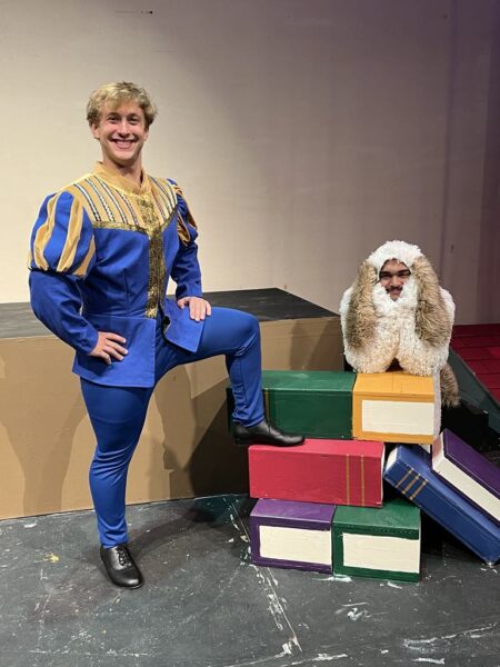 Prince Oliver (Corbin Molina) and his trusted friend, Frump (Cubias) in "Between the Lines."