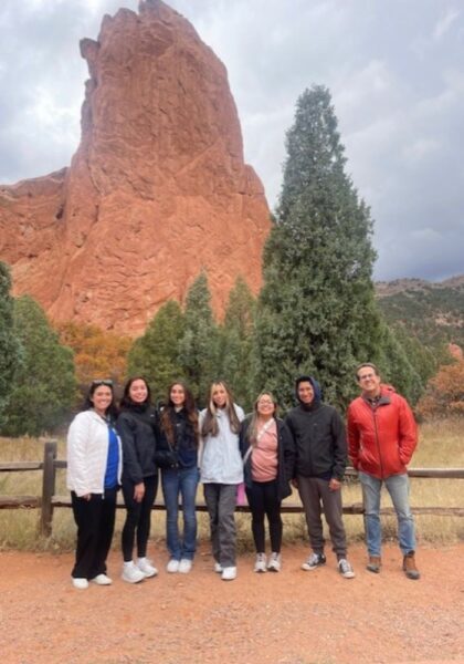 The Newman crew visited the Garden of the Gods in Colorado.