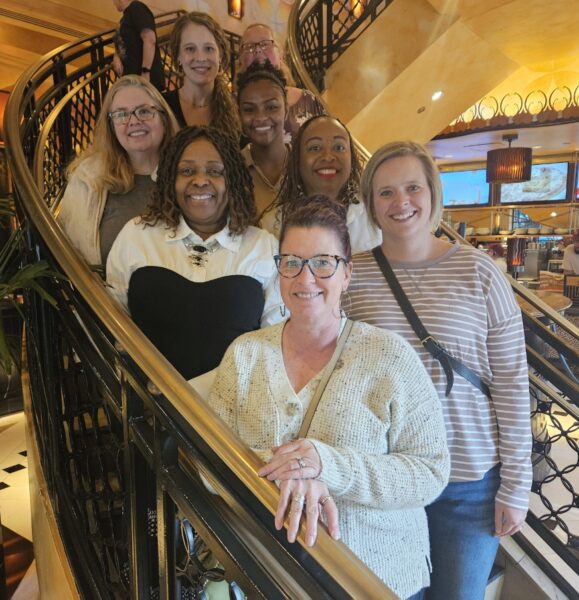 The Newman group poses for a picture at the annual conference.