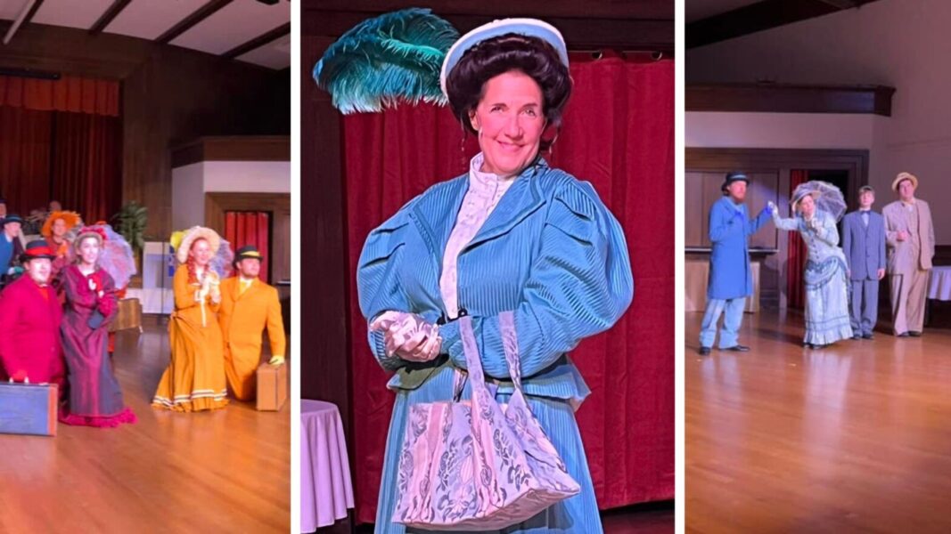 "Hello, Dolly" features Director of Music Deanne Zogleman (center) as "Dolly." (Photo credit: Louise Brinegar)