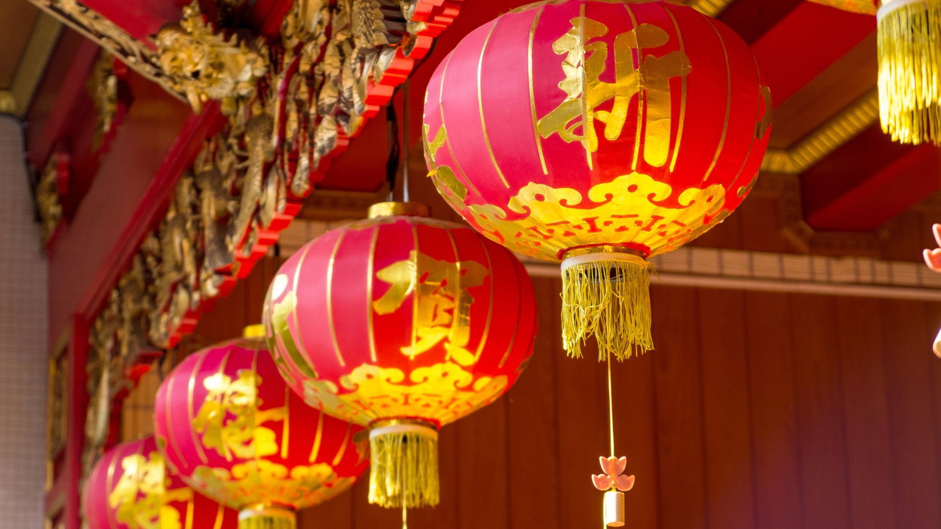 Lunar New Year lanterns