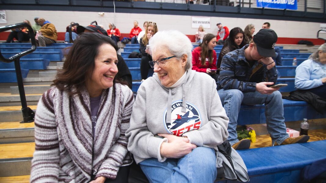 Music Director Deanne Zogleman with Sister Fran Schumer, ASC.