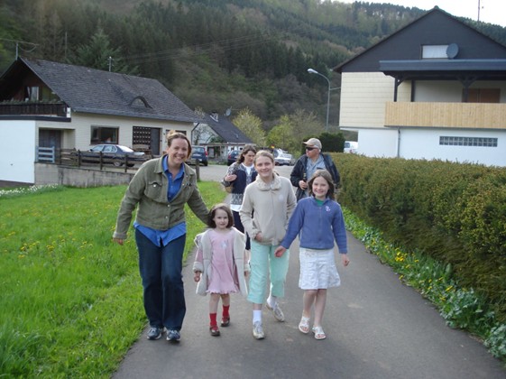 The Sykes family in Germany