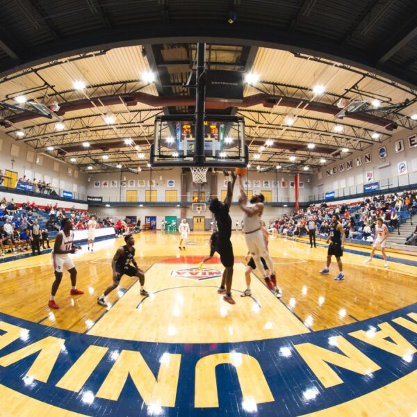 Newman University men's basketball homecoming game