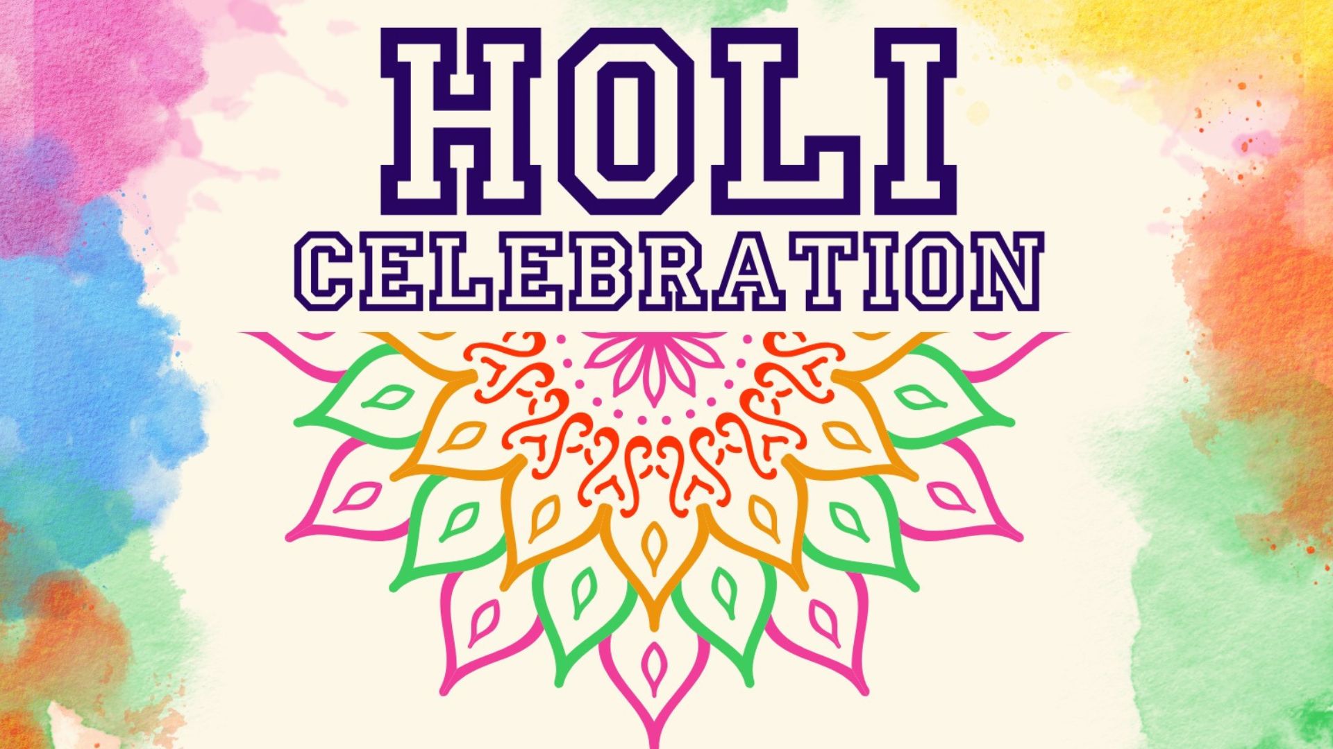 Holi celebration