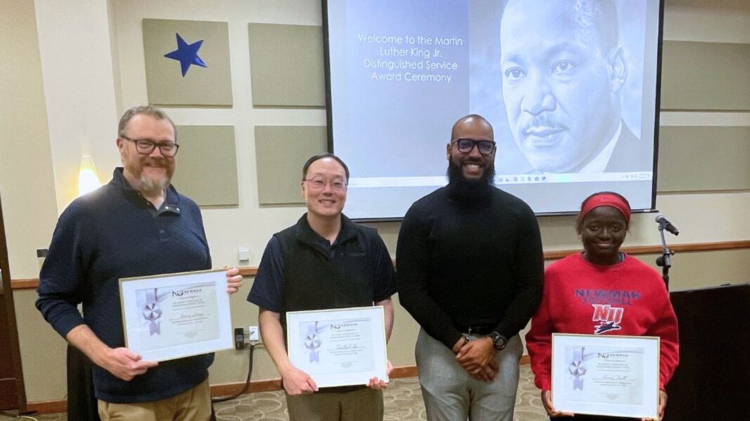 (From left to right) Sanny, Cho, Roy Moye III and Smith