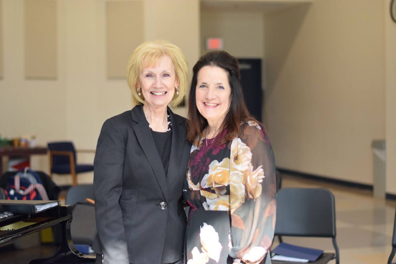 (From left to right) Pracht and Zogleman, photo courtesy of Dannicka McGrath