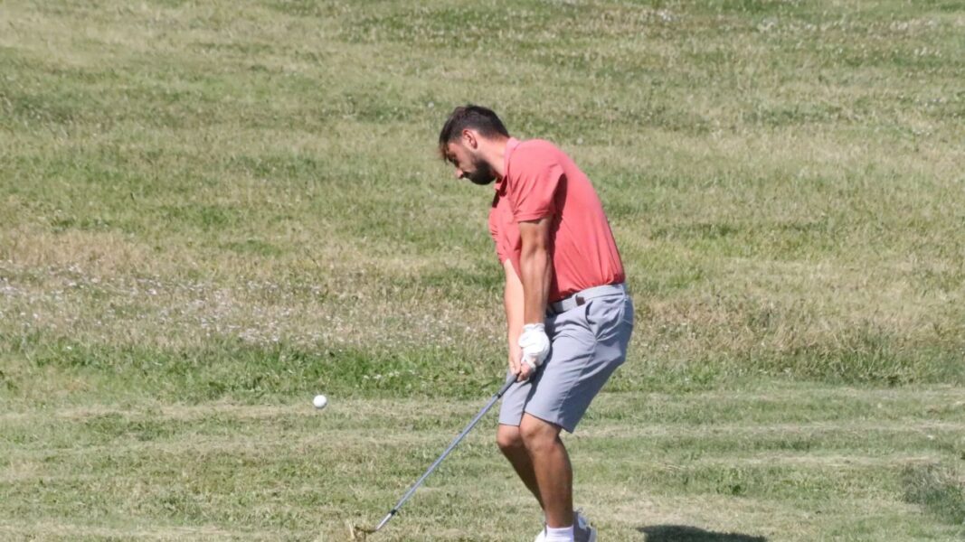 Townsend swings the club