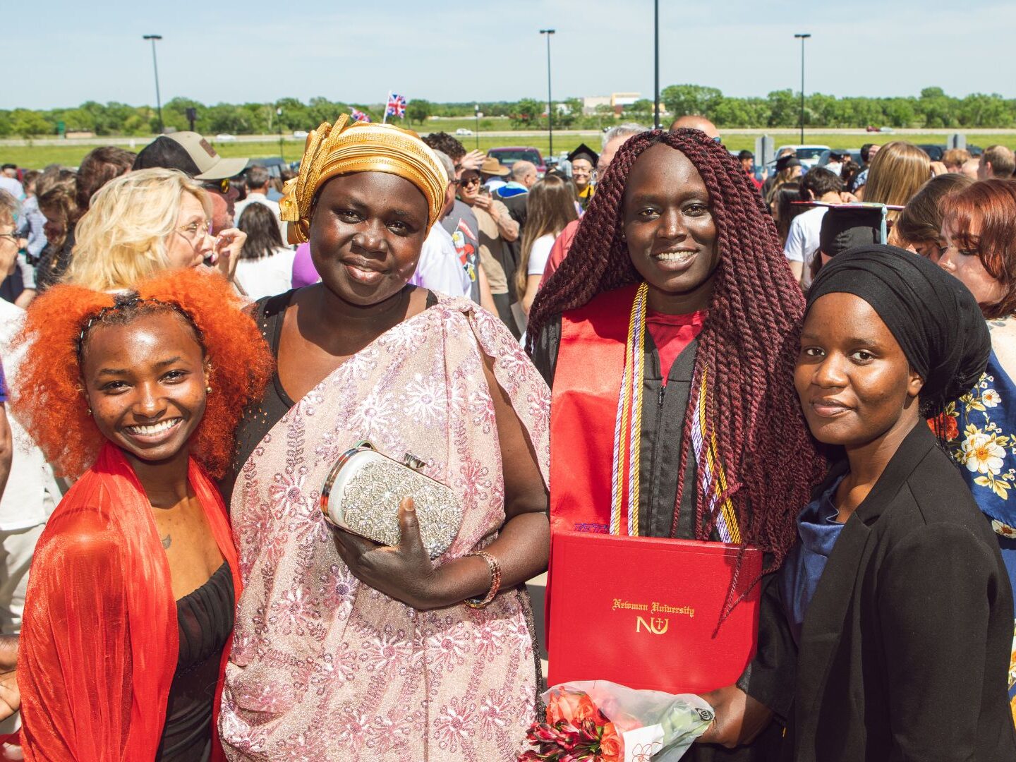 Limo (second from the right) with family members