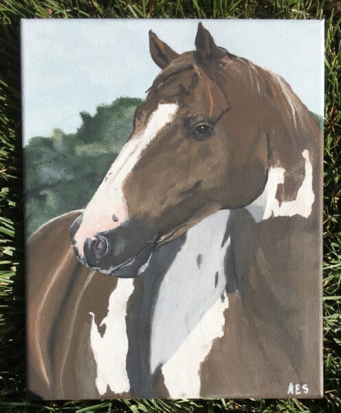 Strickbine's painting of a horse