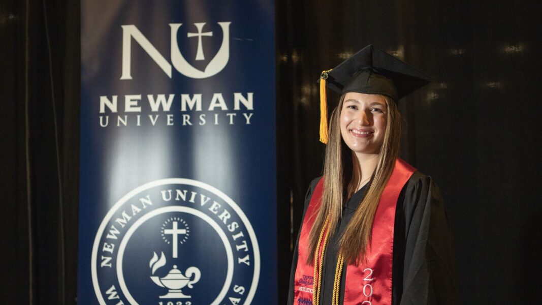 Meyer on Newman University commencement day