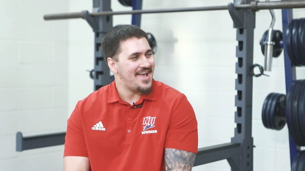 Akao, interim head athletics performance coach at Newman University