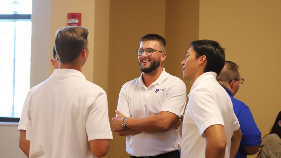 Students of the adult and transfer orientation