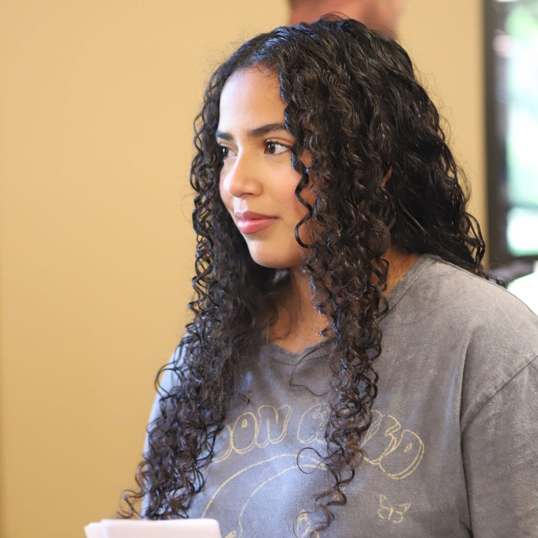 Students of the adult and transfer orientation