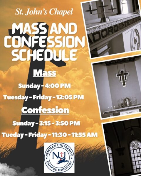 Mass & confession at Newman University