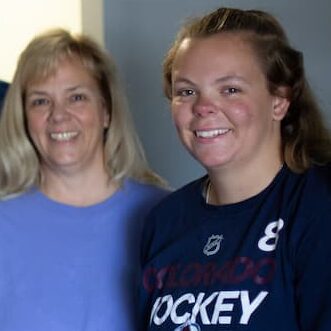 (From left to right) Linda and daughter Danielle Walbaum