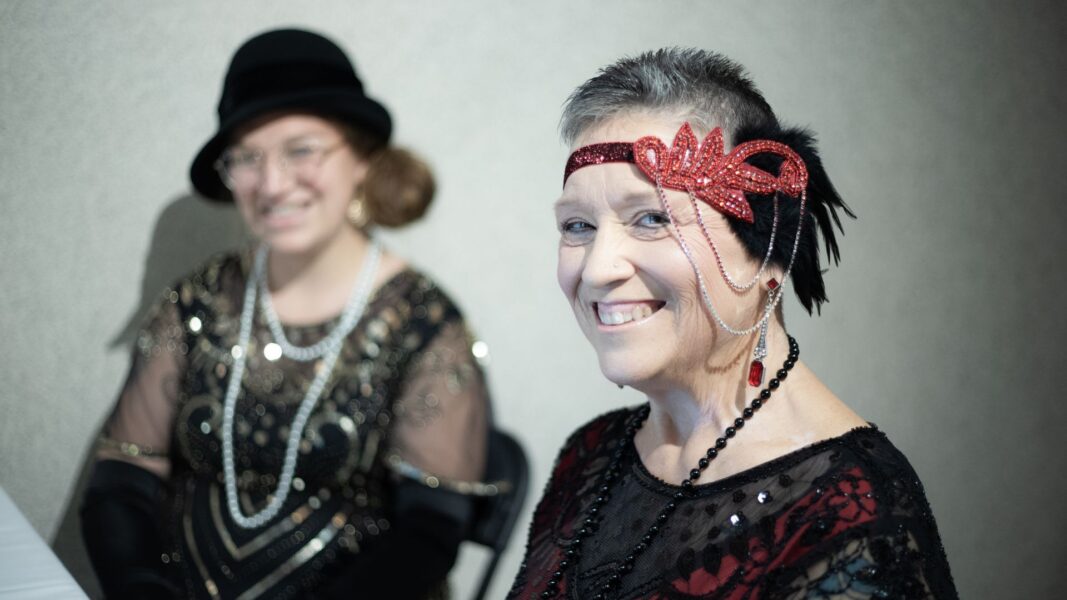 Guests connect during Party on the Plaza