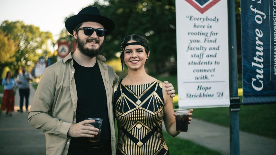 A mix of alumni, donors, community supporters and student volunteers graced Founders Plaza during Newman's biggest fundraiser of the year.