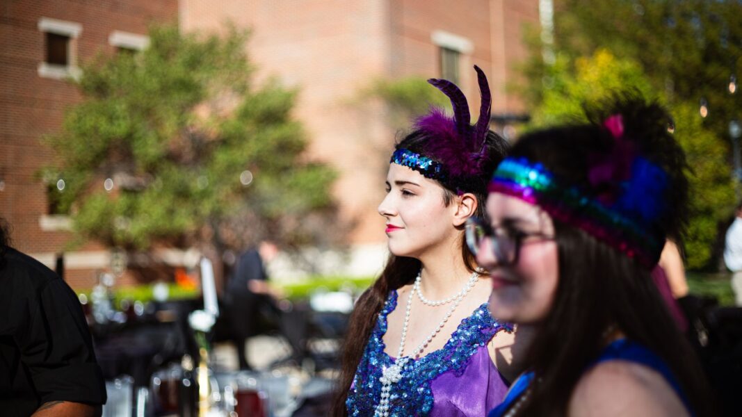 Guests connect during Party on the Plaza