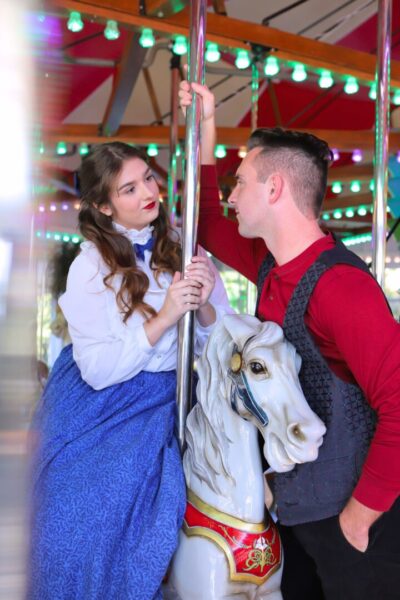 Brown and Dutton are the co-leads of "Carousel."