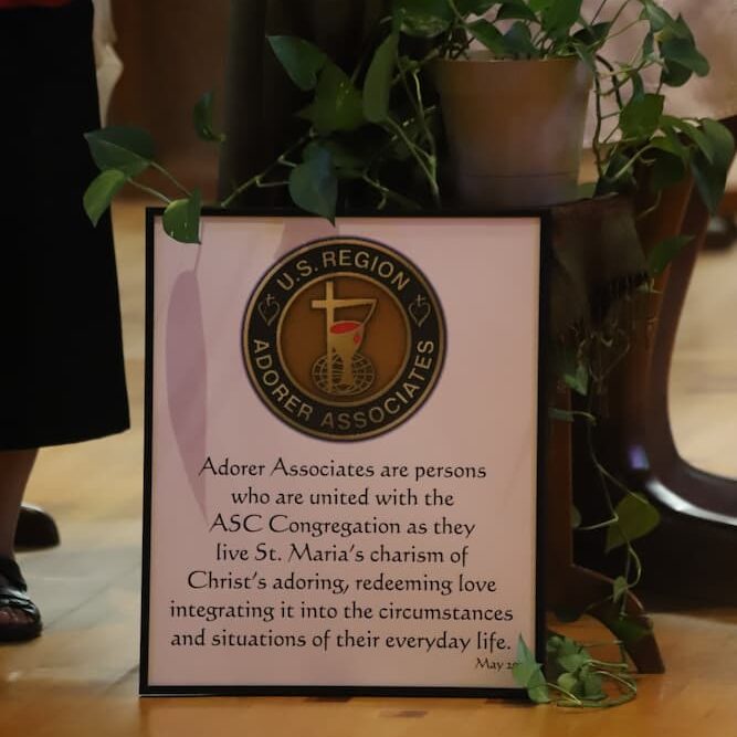 A design of the ASC Associates pin was displayed during the commitment ceremony.