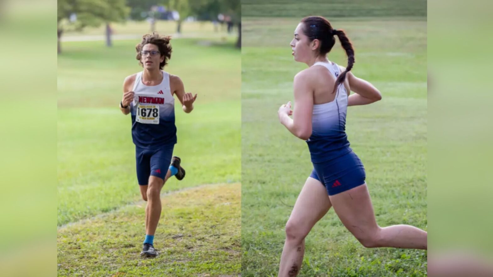 Newman cross-country runners