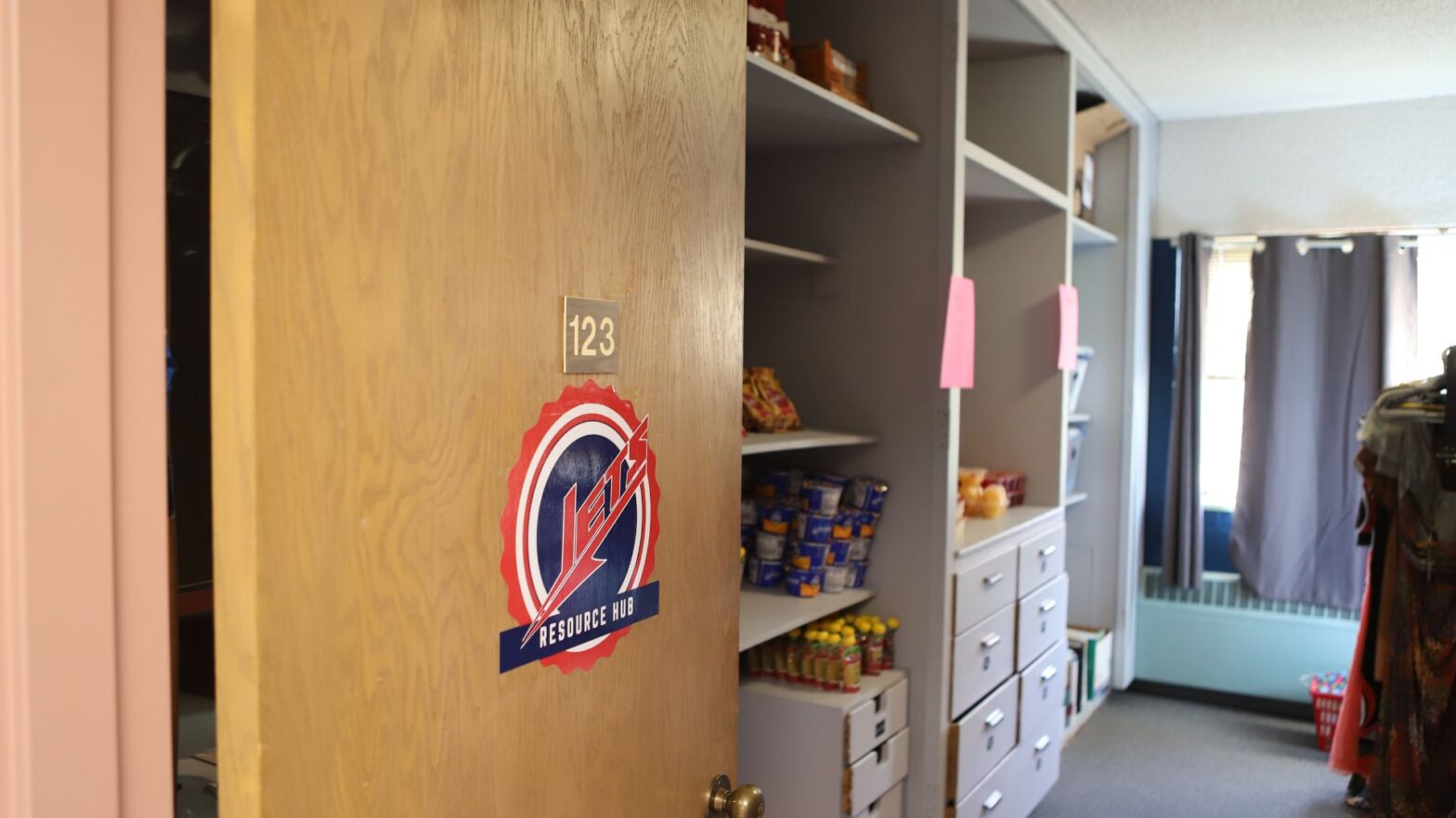 The Jets Resource Hub is located in McNeil Hall, room 123.
