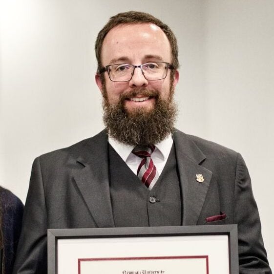 (From left to right) Bell, Brungardt and McCoy with their faculty excellence awards