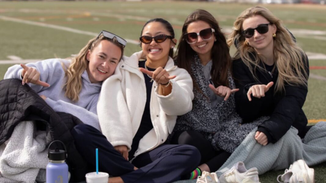 Johnson (left) with friends (Courtesy photo: Richard Rico)