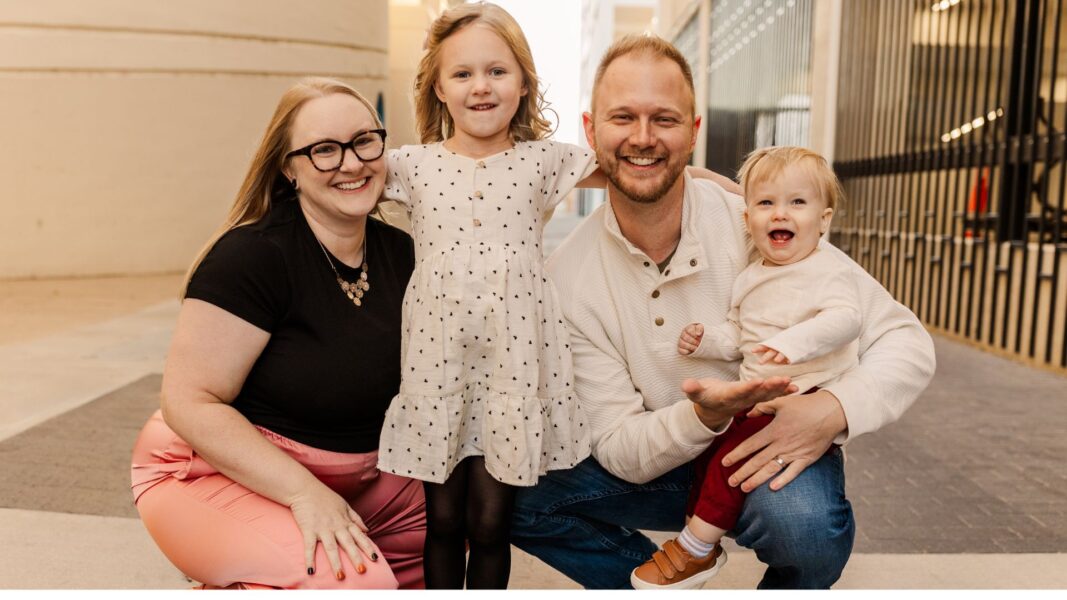 Georgia and Chris Drewes and their children