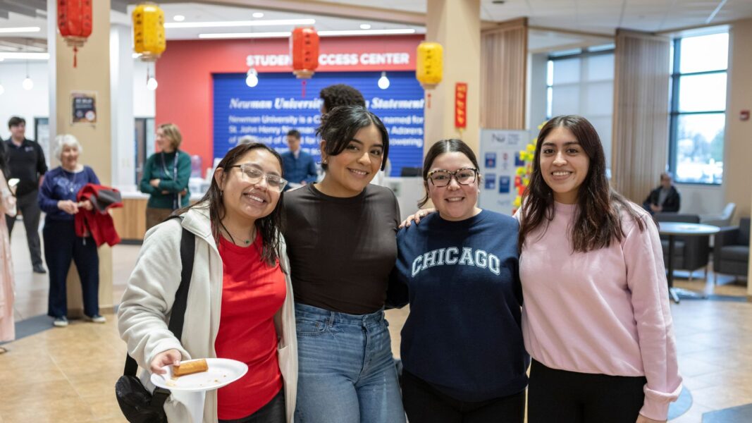 Students celebrated the Lunar New Year just outside of the Student Success Center.