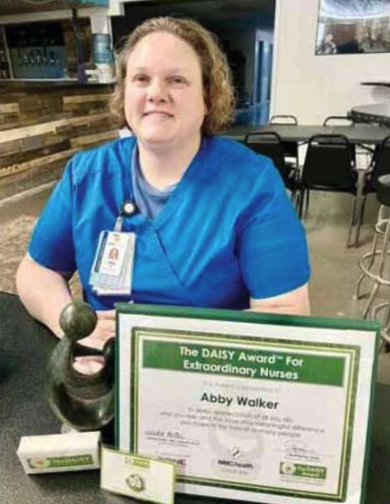 Walker with the DAISY Award