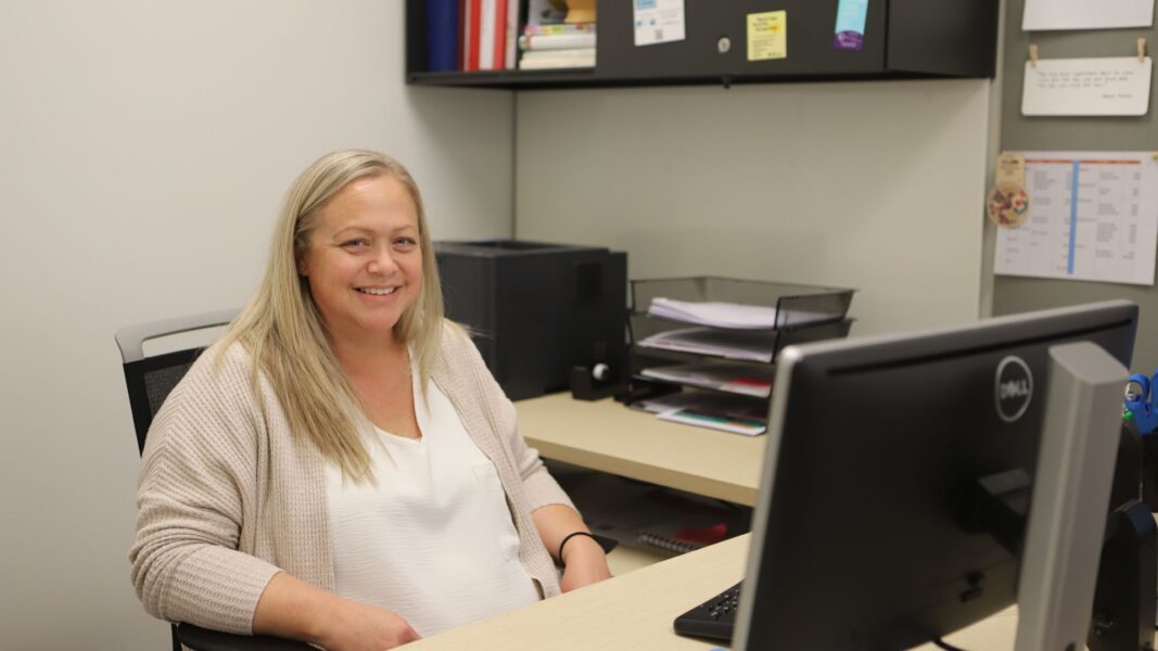 Bass's office is located in the Student Success Center at Newman University.