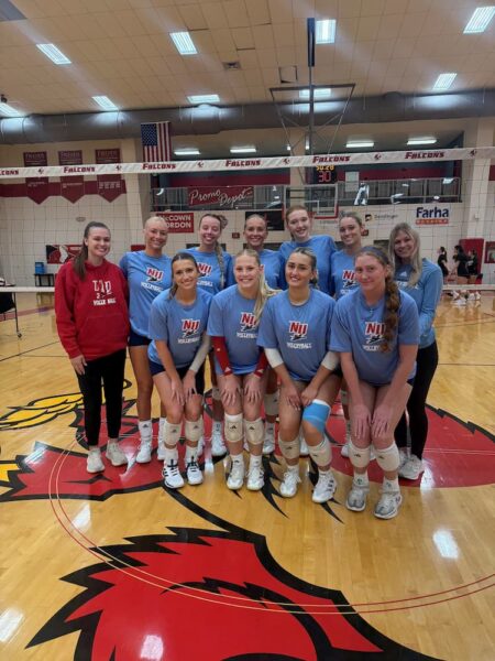 Newman's volleyball team