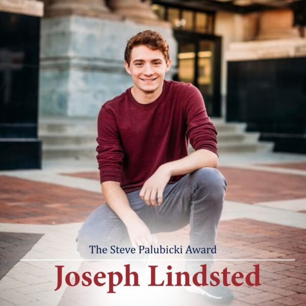 Lindsted won The Steve Palubicki Award in April 2025 for being an outstanding biology major.