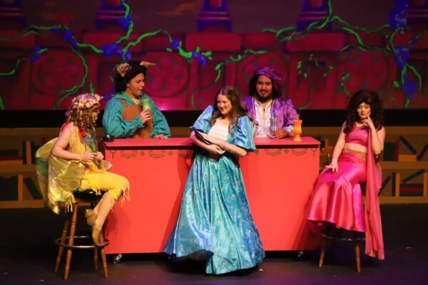 Linsted won the Technical Achievement Award in May 2025 for his lighting design and projections in “Between the Lines.”