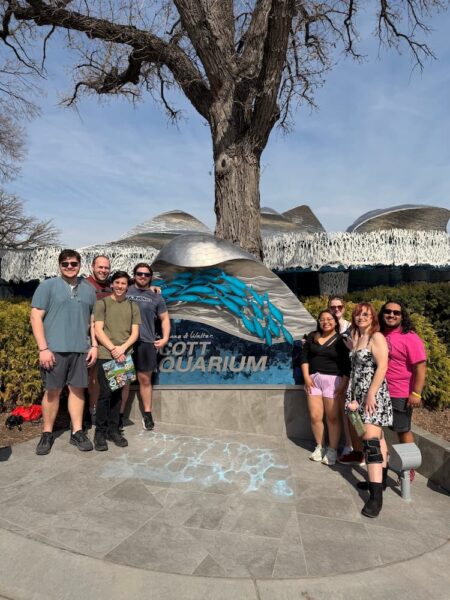The group visited Omaha's Henry Doorly Zoo and Aquarium.