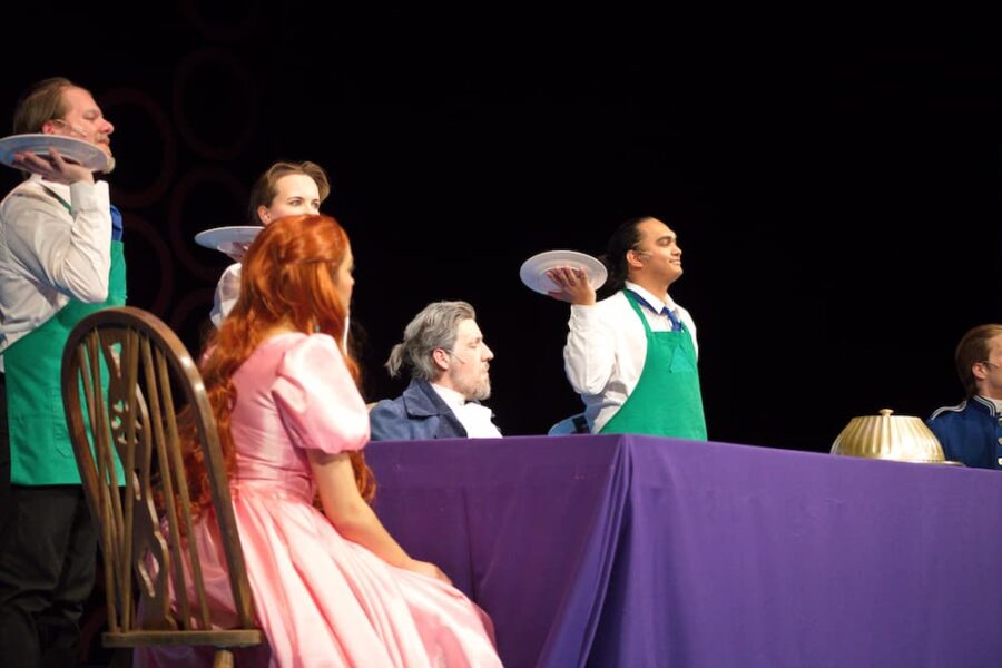 Cubias-Arteaga played a waiter in "Disney's The Little Mermaid" production at Newman.