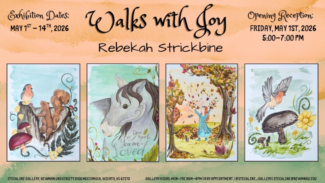Strickbine's "Walks with Joy" exhibition