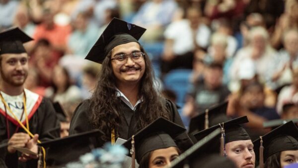 Daniel Cubias-Arteaga at graduation