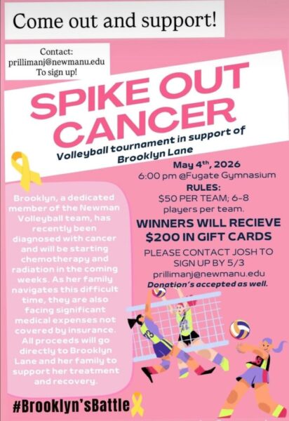 poster to promote Spike Out Cancer event