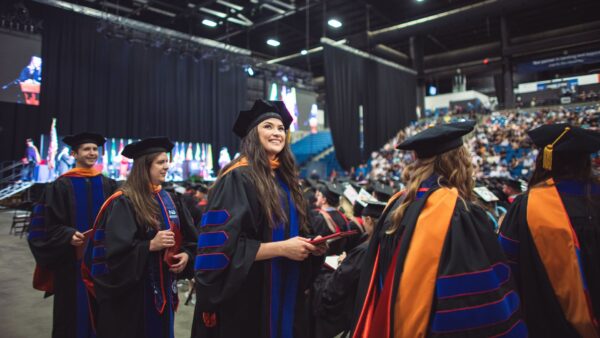 Newman graduates filled the Heartland Credit Union Arena for commencement on May 16.