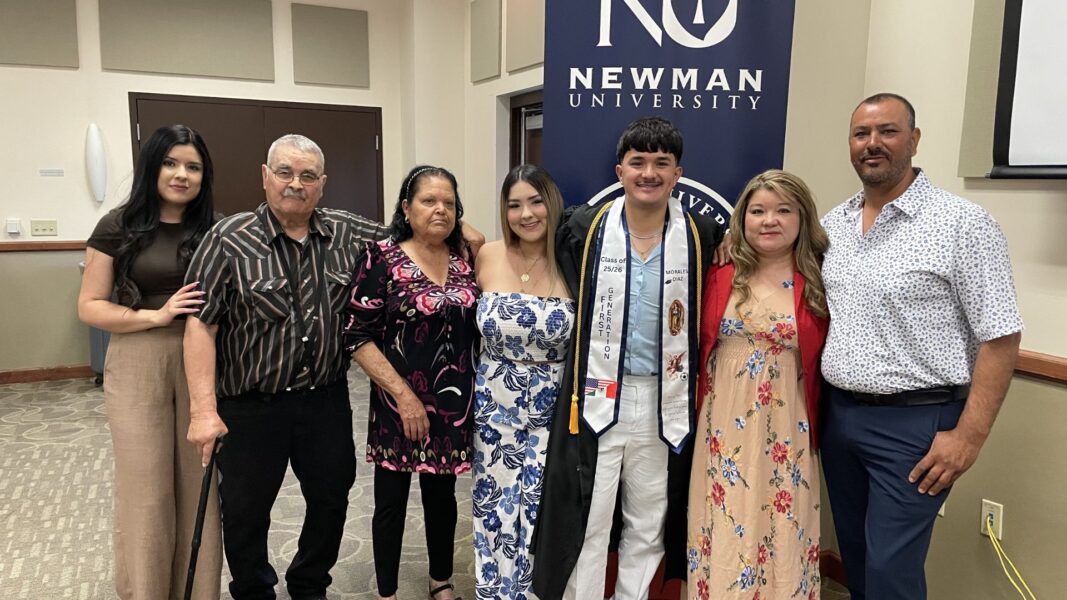 Morales-Diaz and his family attended the President's Reception on May 15.