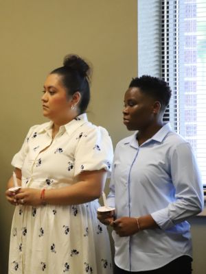 Sosu (right) and Ibarra