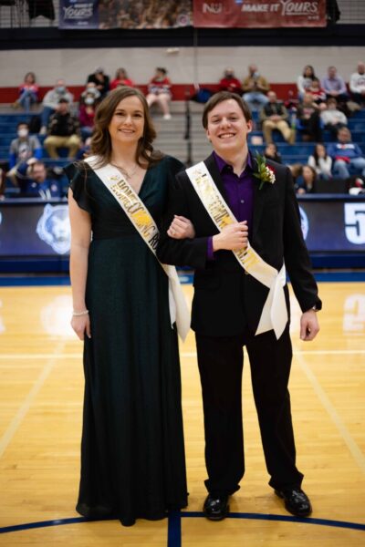 Brenden on 2022 Homecoming Court with Kayla (Garvert) Creed