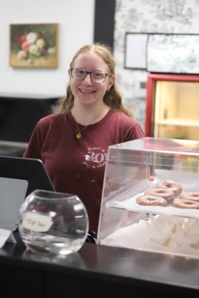 Real smiles behind the bakery counter at Cottage Crumbs in west Wichita.